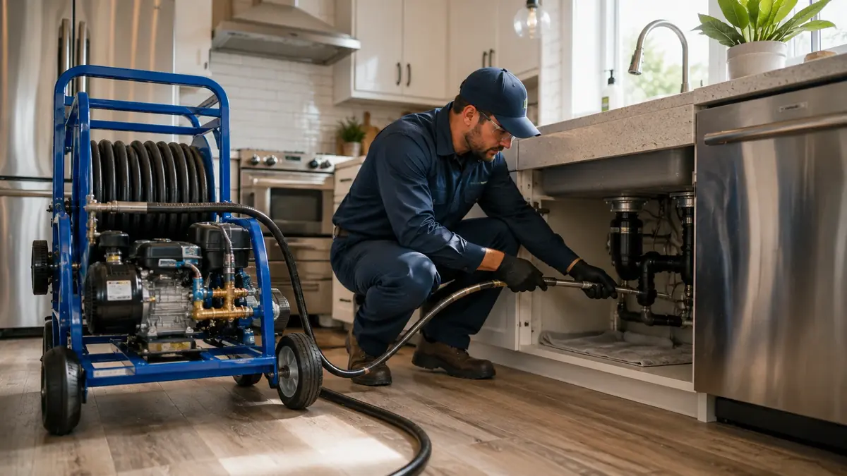 Kitchen Drain Hydro Jetting in Lompoc